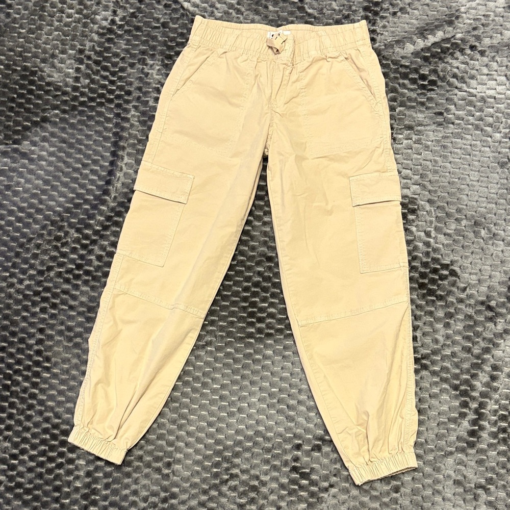 SO Khaki Elastic Waist Pants